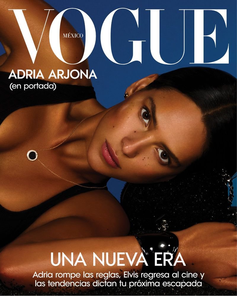 Adria Arjona in 'Beached Girl' Jewelry Rich Fashion Vogue Mexico